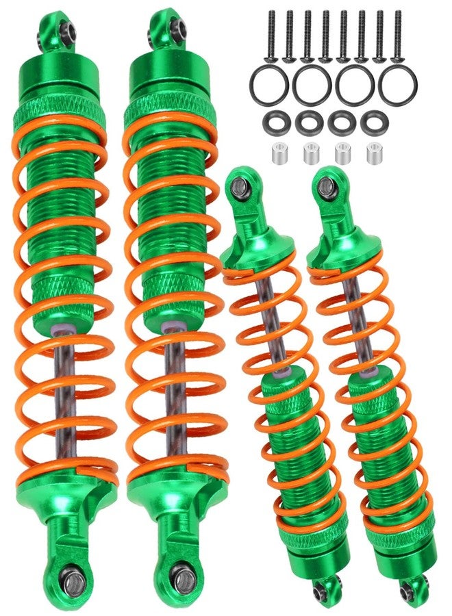 ARRCat RC Shocks Upgrade Parts for 1/10 Senton 4X4 Granite 4X4 Vorteks 4X4 Bigrock 4X4 Typhon 4X4 RC Truck,4PCS Full Aluminum Front Rear Big Bore Hops Up by ARRCat,Replace AR330550 AR330551,Green - Image 1